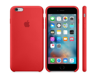 Apple iPhone 6s Plus Silicone Case czerwony - 259489 - zdjęcie 4